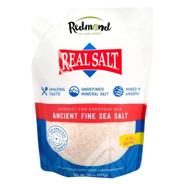 Redmond Real Salt Fine Pouch 737 g | Mat & dryck - Skafferi - Kryddor & smaksättning - Salt | Apoteka