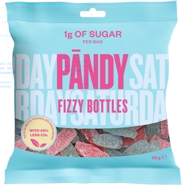 Pändy Candy Fizzy Bottles 50 g | Mat & dryck - Snacks & godis - Godis | Apoteka