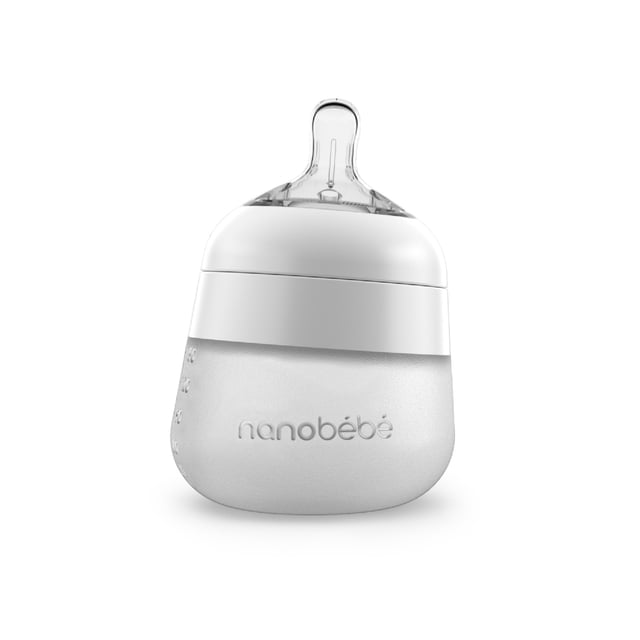 Nanobébé Flexy Silikonflaska vit 150 ml | Baby, barn & förälder - Mata - Nappflaskor för nyfödda | Apoteka