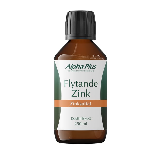 Alpha Plus Flytande Zink 250 ml | Vitaminer & kosttillskott - Vitaminer & mineraler - Zink | Apoteka