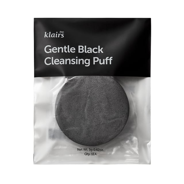 Klairs Gentle Black Cleansing Puff 1 st | Hudvård - Ansiktsvård - Ansiktsrengöring | Apoteka