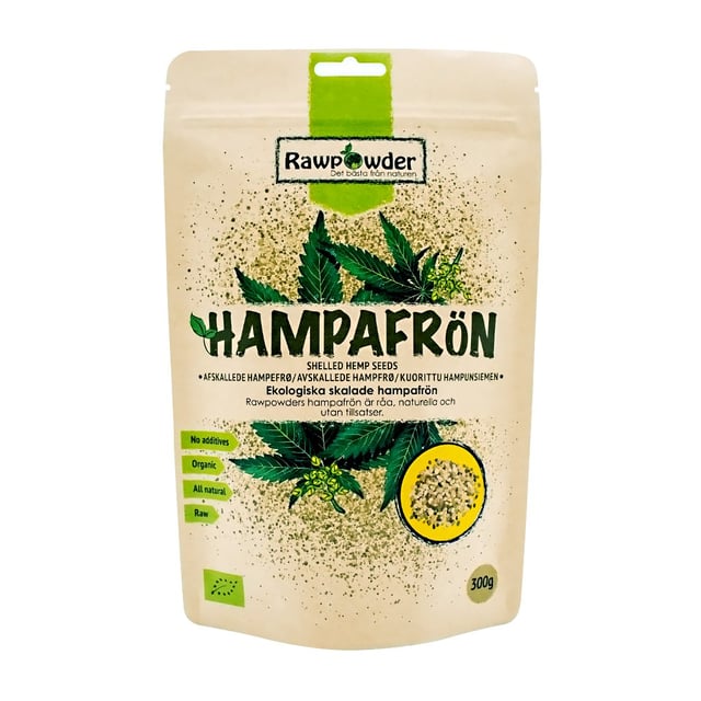 Rawpowder Hampafrö Skalad 300 g EKO | Mat & dryck - Superfood - Hampa | Apoteka