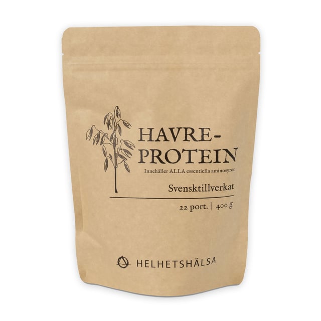 Helhetshälsa Havreproteinpulver Svensktillverkat 400 g | Träning - Proteintillskott - Proteinpulver - Veganskt proteinpulver | Apoteka
