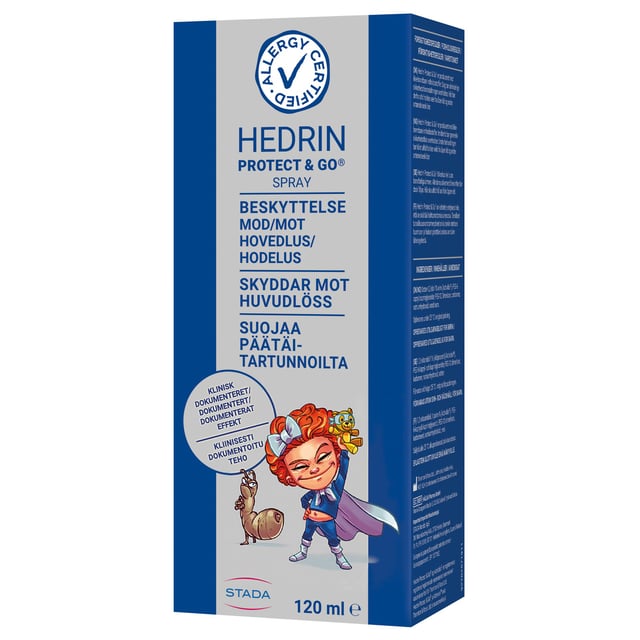 Hedrin Protect & Go Lusmedel 120 ml | Baby, barn & förälder - Hårvård för barn - Lusmedel & lusschampo | Apoteka