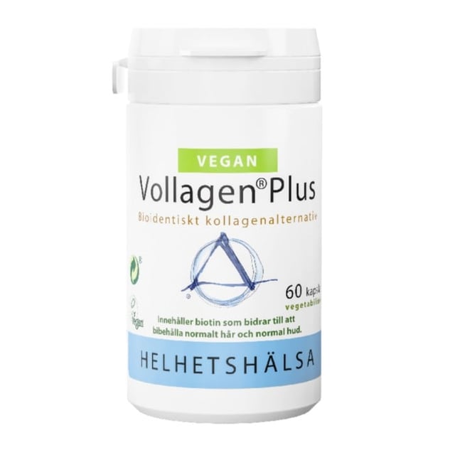 Helhetshälsa Vollagen®Plus 60 kapslar | Vitaminer & kosttillskott - Aminosyror,Vitaminer & kosttillskott - Kollagen,Vitaminer & kosttillskott - Hud, hår & naglar | Apoteka