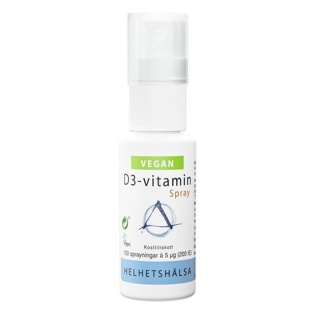 Helhetshälsa D3-vitamin 10 µg Spray Vegan 20 ml | Baby, barn & förälder - Vitaminer & kosttillskott för barn - Vitaminer för barn - D-vitamin för barn,Vitaminer & kosttillskott - Vitaminer & mineraler - D-vitamin | Apoteka