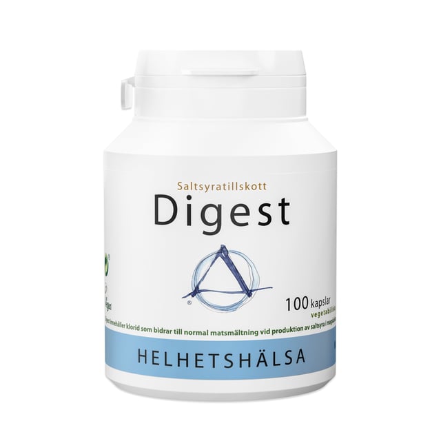 Helhetshälsa Digest 560 mg 100 kapslar | Vitaminer & kosttillskott - Kosttillskott för mage - Matsmältningsenzymer | Apoteka