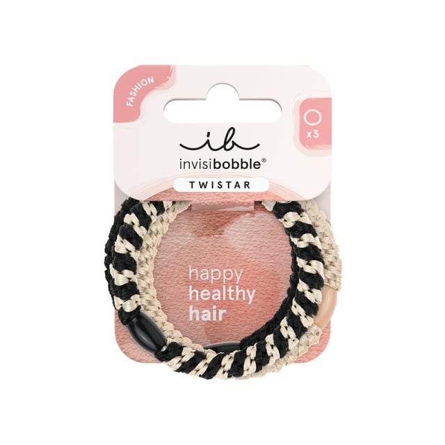 Invisibobble TWISTAR Classical Braids 3 st | Hårvård - Håraccessoarer - Hårsnoddar | Apoteka