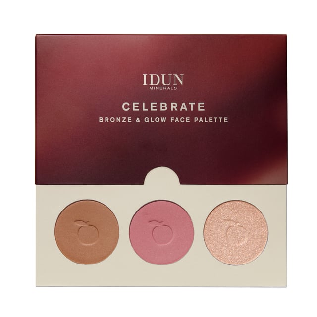 IDUN Minerals Celebrate Bronze & Glow Face Palette 7,6 g | Smink - Bas - Bronzer | Apoteka