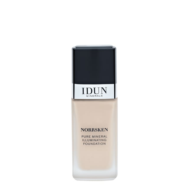 IDUN Minerals Liquid Mineral Foundation Norrsken Jorunn Neutral Extra Light 30 ml | Smink - Bas - Foundation | Apoteka
