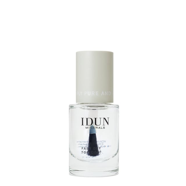 IDUN Minerals Fast Drying Top Coat Brilliant 11 ml | Smink - Naglar - Nagellack - Bas- & topplack | Apoteka