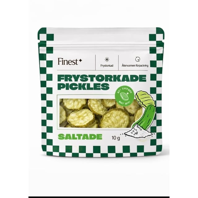 Finest Frystorkade Pickles Saltade 10 g | Mat & dryck - Skafferi - Kryddor & smaksättning,Mat & dryck - Skafferi - Torkad frukt, nötter & frön | Apoteka
