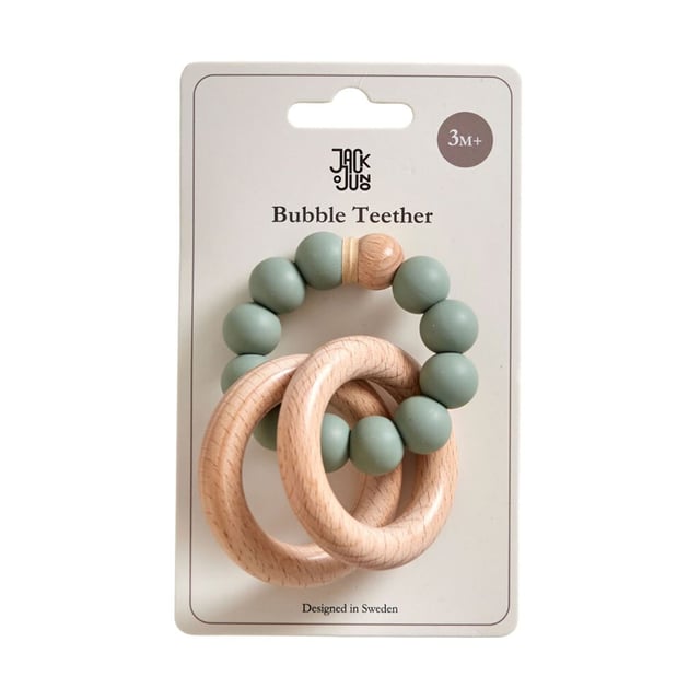 Jack o Juno Bubble Bitring Sage | Baby, barn & förälder - Leksaker - Bitringar & bitleksaker | Apoteka