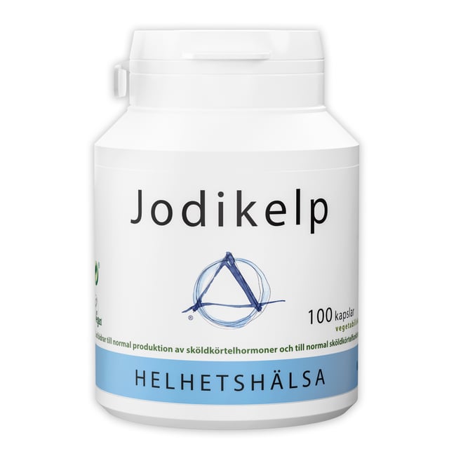 Helhetshälsa Jodikelp 100 kapslar | Vitaminer & kosttillskott - Vitaminer & mineraler - Jod | Apoteka