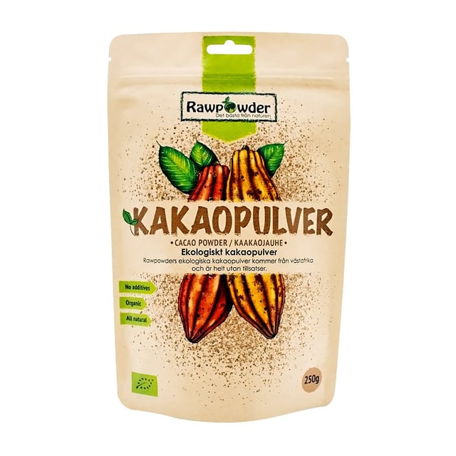 Rawpowder Kakaopulver 250g | Mat & dryck - Skafferi - Kryddor & smaksättning - Kakao | Apoteka
