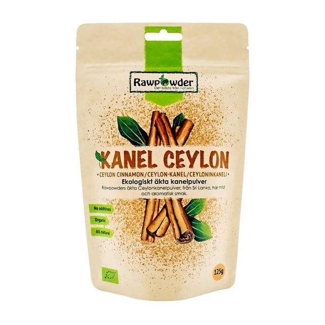 Rawpowder Kanel Ceylon Mald 125 g EKO | Mat & dryck - Skafferi - Kryddor & smaksättning - Kryddor | Apoteka