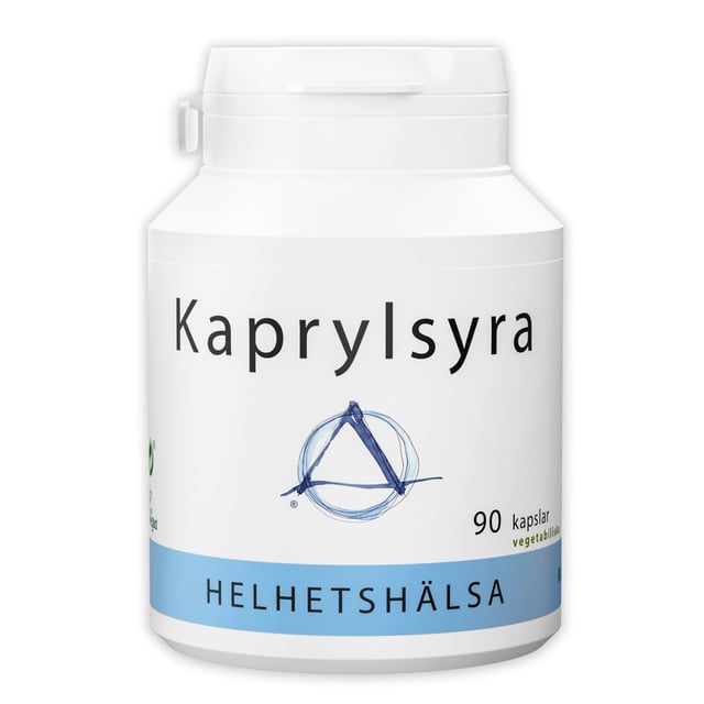 Helhetshälsa Kaprylsyra 340mg 90 kapslar | Vitaminer & kosttillskott - Omega-3 & fettsyror | Apoteka