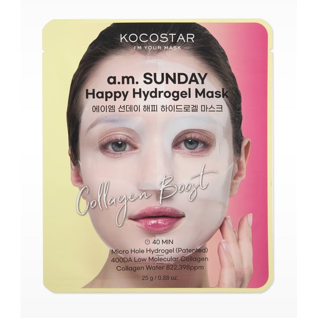 KOCOSTAR a.m. SUNDAY Hydrogel Collagen Mask 1 st