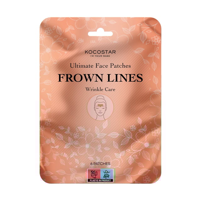 KOCOSTAR Ultimate Face Patches Frown Lines 6 st | Hudvård - Ansiktsvård - Ansiktsmask - Sheet mask | Apoteka