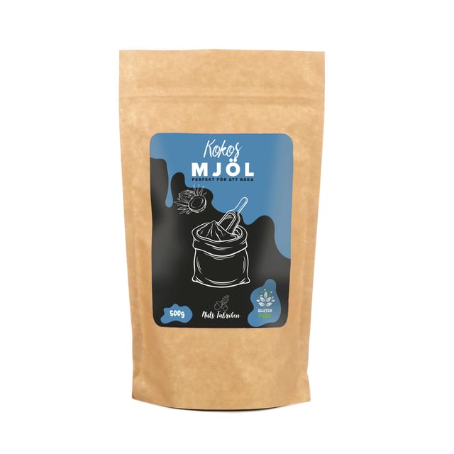 Nuts Fabriken Kokosmjöl 500g | Mat & dryck - Skafferi - Mjöl, gryn & bakmixer | Apoteka