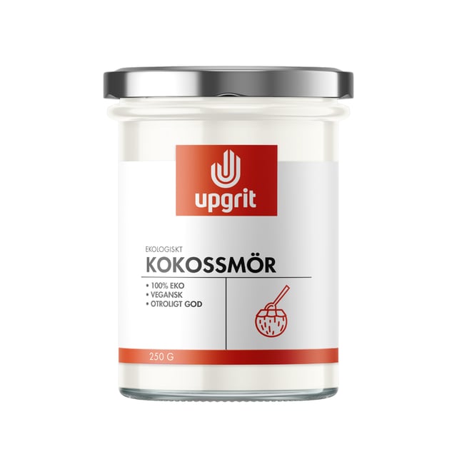 Upgrit Ekologiskt Kokossmör 250 g | Mat & dryck - Olja, fett & smör - Kokosolja,Mat & dryck - Olja, fett & smör - Smör | Apoteka