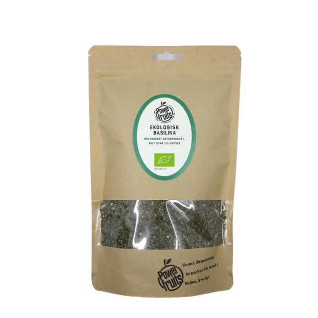 Powerfruits Basilika 100 g EKO | Mat & dryck - Skafferi - Kryddor & smaksättning - Kryddor | Apoteka