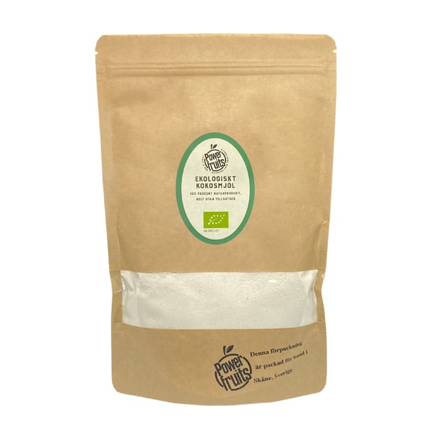 Powerfruits Kokosmjöl 1 kg EKO | Mat & dryck - Skafferi - Mjöl, gryn & bakmixer | Apoteka