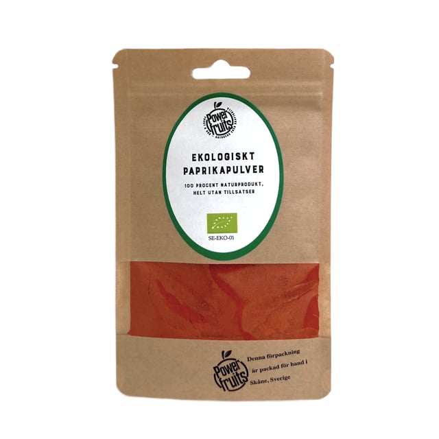 Powerfruits Paprikapulver 50 g EKO | Mat & dryck - Skafferi - Kryddor & smaksättning - Kryddor | Apoteka