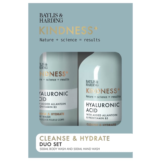 Baylis & Harding Kindness+ Hyaluronic Acid Gift set | Hudvård - Kroppsvård - Bad & dusch - Duschkräm & duschtvål | Apoteka