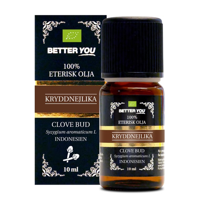 Better You Kryddnejlikaolja EKO Eterisk 10 ml | Hudvård - Kroppsvård - Kroppsolja - Eteriska oljor,Hushåll - Doftljus & rumsdofter | Apoteka