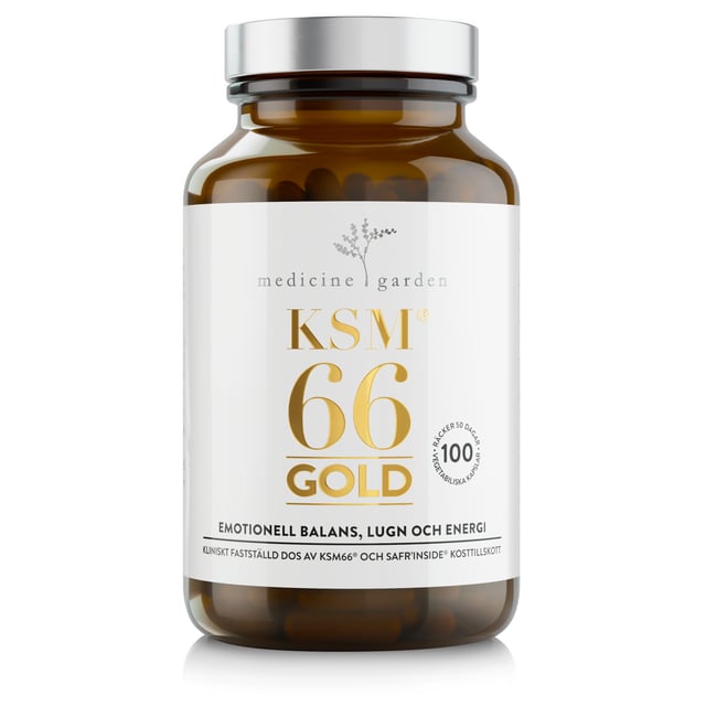 MedicineGarden KSM66 Gold 100 kapslar | Vitaminer & kosttillskott - Ashwagandha,Vitaminer & kosttillskott - Hormonell balans | Apoteka