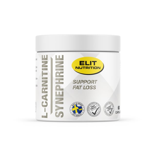 Elit Nutrition L-Carnitine + Synephrine 60 kapslar | Träning - Energigivande - PWO,Viktkontroll - Viktminskning,Vitaminer & kosttillskott - Energi & fokus | Apoteka