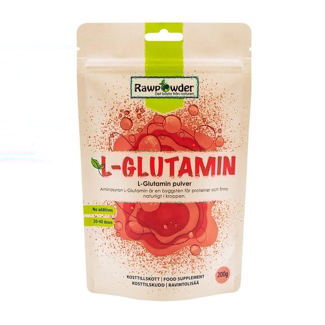 Rawpowder Glutamin 200g | Träning - Aminosyror - L-Glutamin,Vitaminer & kosttillskott - Aminosyror | Apoteka