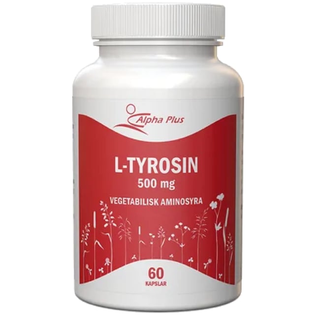 Alpha Plus L-tyrosin 60 kapslar | Vitaminer & kosttillskott - Aminosyror | Apoteka