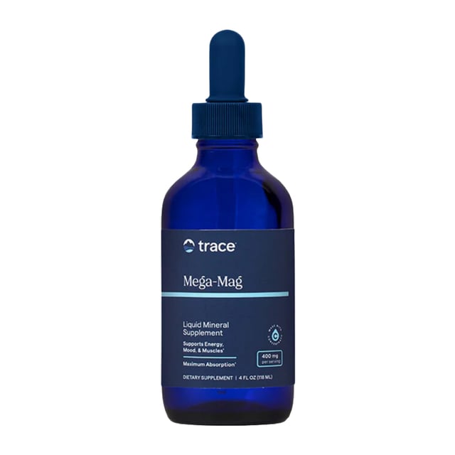 Trace Minerals Liquid Mega-Mag 400 mg 118 ml | Vitaminer & kosttillskott - Vitaminer & mineraler - Magnesium,Vitaminer & kosttillskott - Sömn,Vitaminer & kosttillskott - Leder & muskler | Apoteka