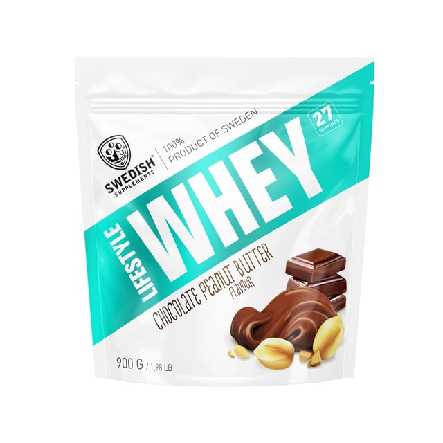 Swedish Supplements Lifestyle Whey Chocolate Peanutbutter 900g