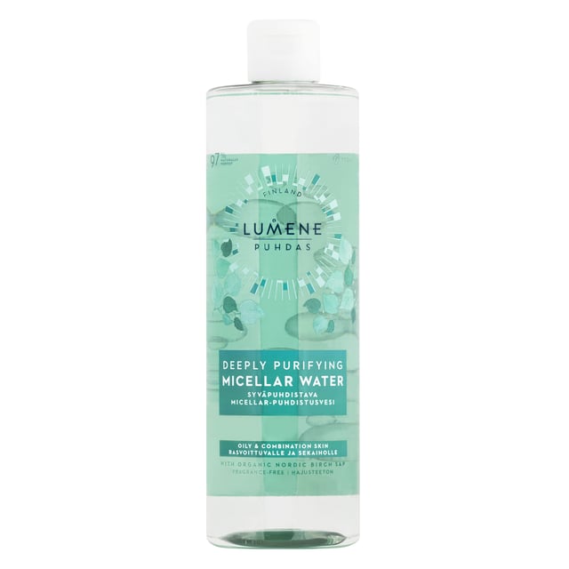 Lumene Puhdas Deeply Purifying Micellar Water 400 ml | Hudvård - Ansiktsvård - Ansiktsrengöring - Micellärvatten | Apoteka