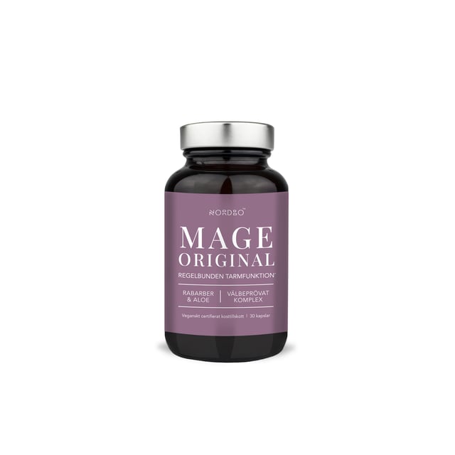 Nordbo Mage Original 30 kapslar | Vitaminer & kosttillskott - Kosttillskott för mage - Kostfiber,Vitaminer & kosttillskott - Vitaminer & mineraler - Magnesium,Mage & tarm - Förstoppning,Vitaminer & kosttillskott - Växtbaserade kosttillskott | Apoteka
