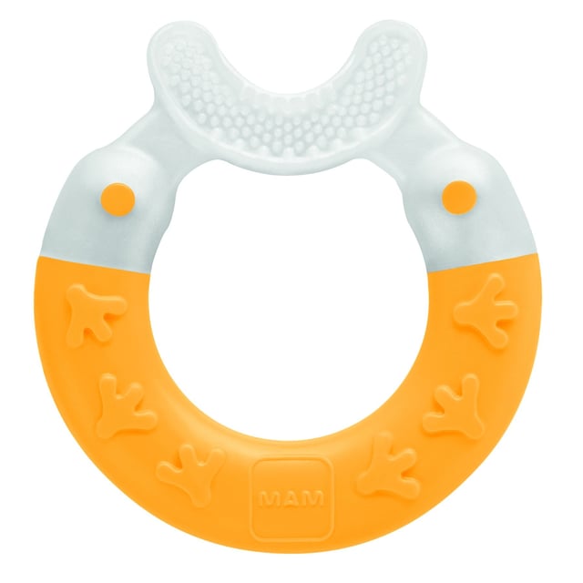 MAM Bite & Brush Bitring 3+ Månader 1 st - Olika färger | Baby, barn & förälder - Munvård för barn - Tandsprickning,Baby, barn & förälder - Leksaker - Bitringar & bitleksaker | Apoteka