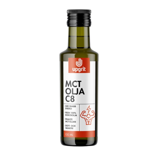 Upgrit C8 MCT-olja 100ml | Mat & dryck - Olja, fett & smör - MCT-olja | Apoteka