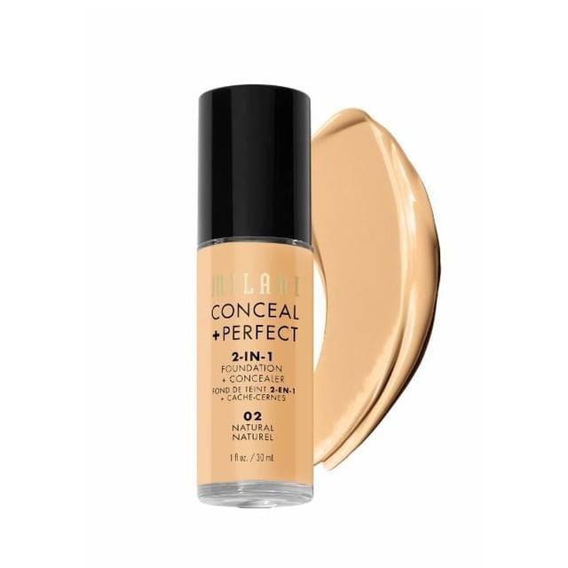 Milani Conceal + Perfect 2-in-1 Foundation & Concealer 02 Natural 30 ml | Smink - Bas - Foundation | Apoteka