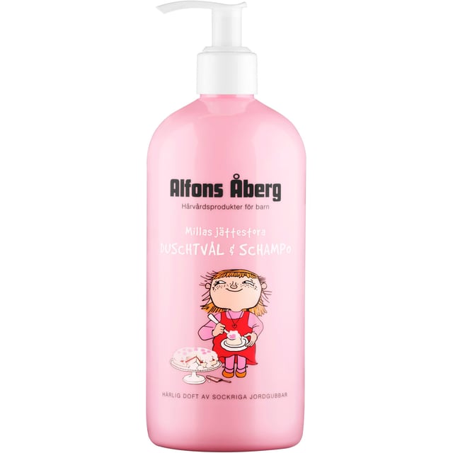 Alfons Åberg Millas Jättestora Duschtvål & Shampoo 500 ml | Hudvård - Kroppsvård - Bad & dusch - Duschkräm & duschtvål,Baby, barn & förälder - Hårvård för barn - Schampo & balsam för barn,Baby, barn & förälder - Hudvård för barn - Duschtvål & duschkräm för barn | Apoteka