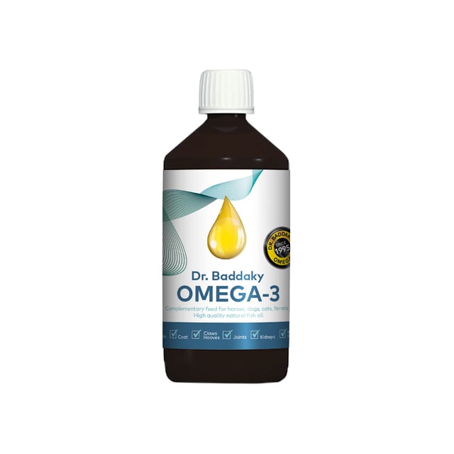 Dr. Baddaky Omega-3 - 1 liter | Djur - Djurfoder & tillskott - Omega-3 & laxolja | Apoteka
