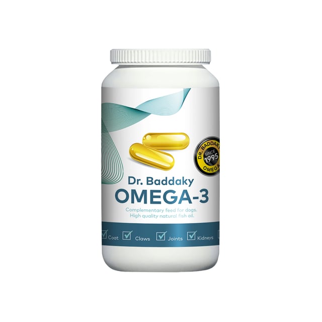 Dr. Baddaky Omega-3 - 100 kapslar | Djur - Djurfoder & tillskott - Omega-3 & laxolja | Apoteka