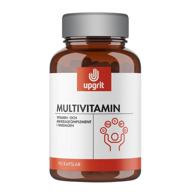 Upgrit Multivitamin 90 kapslar | Vitaminer & kosttillskott - Vitaminer & mineraler - Multivitamin - Multivitaminkomplex | Apoteka