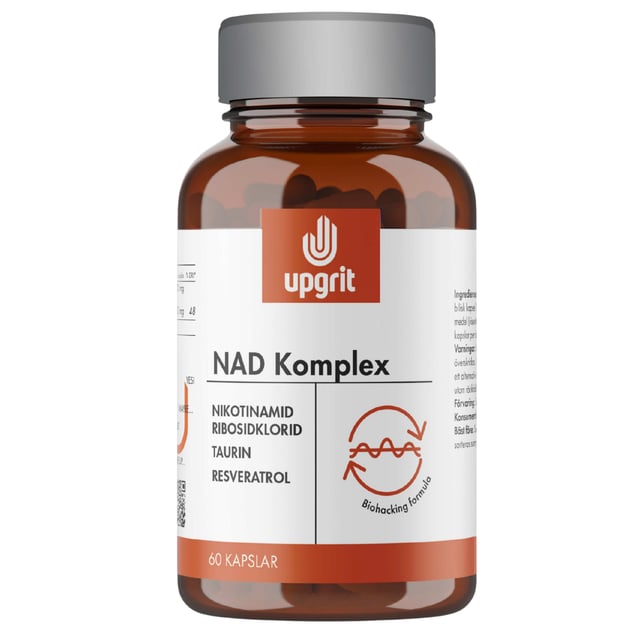 upgrit NAD-Komplex 60 kapslar | Vitaminer & kosttillskott - Energi & fokus | Apoteka