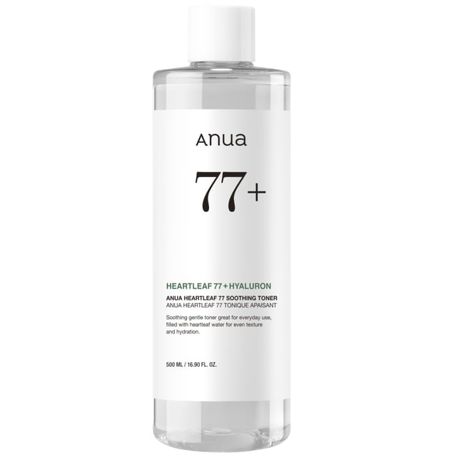 Anua Heartleaf 77% Soothing Toner 500ml | Hudvård - Ansiktsvård - Ansiktsrengöring - Ansiktsvatten & toner | Apoteka