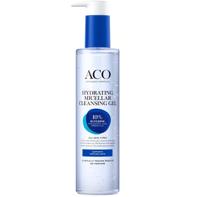 ACO Face Hydrating Micellar Cleansing Gel 200 ml