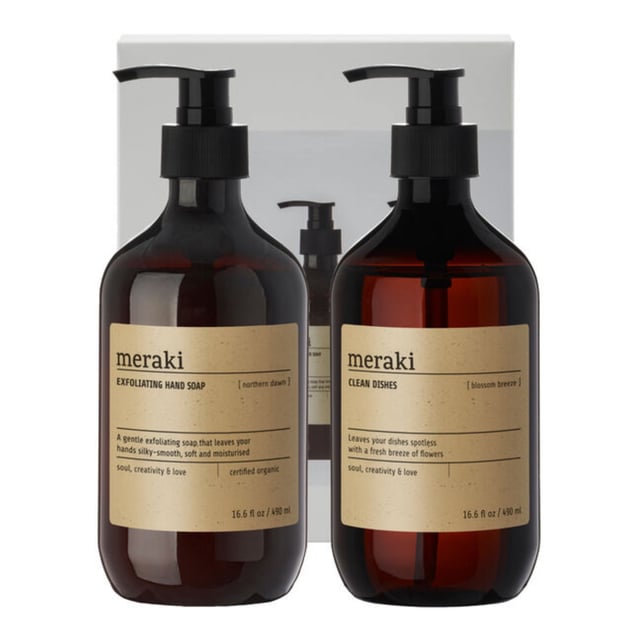 Meraki Presentask Exfoliating Hand Soap & Dish Wash 980 ml