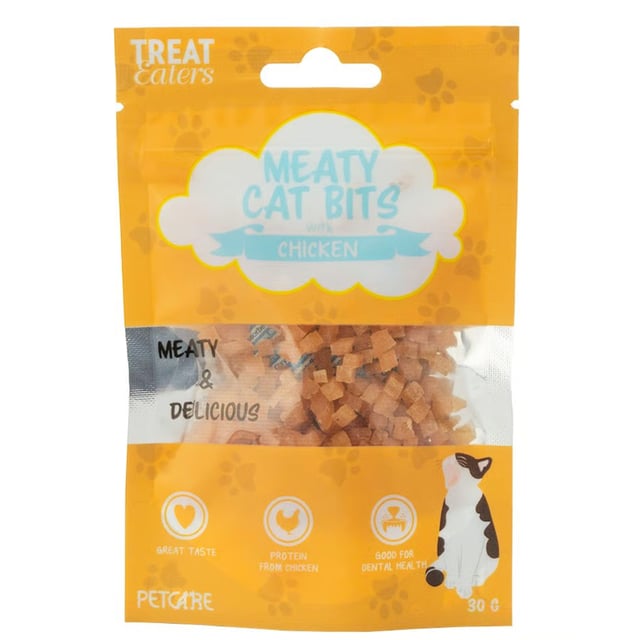 Treateaters Meaty chicken bits 30 g | Djur - Djurgodis - Kattgodis & kattgräs | Apoteka